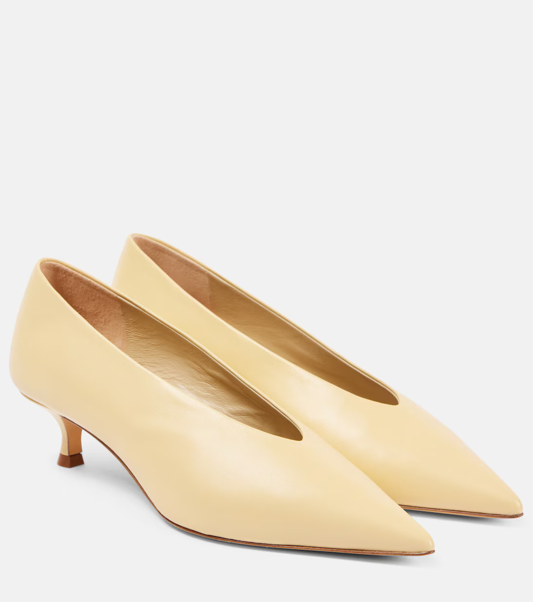 Babouche leather pumps | Mytheresa (US/CA)
