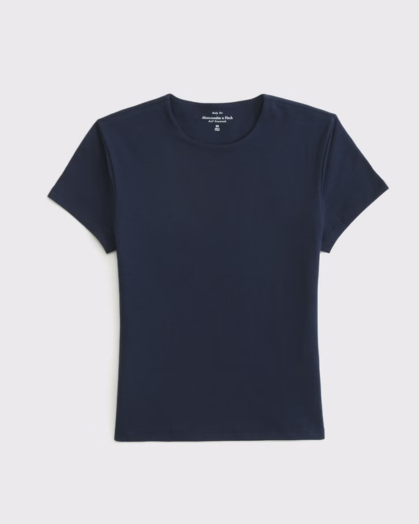 Women's Double-Lined Baby Tee | Women's Tops | Abercrombie.com | Abercrombie & Fitch (US)