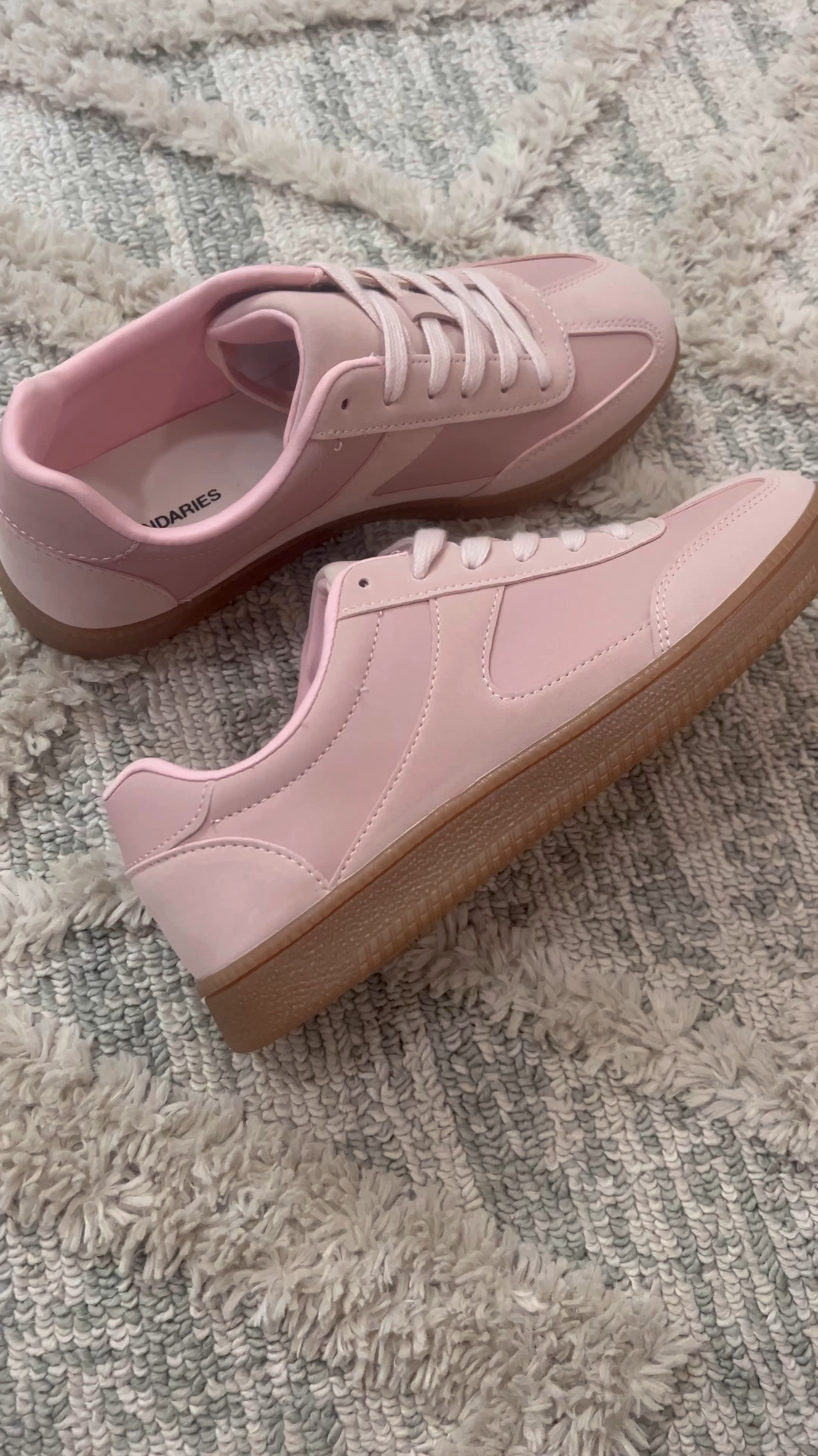 These adorable sneakers are from @Walmart and under $20!! Fits TTS & available in a ton of colors. #walmart #walmartfinds #walmartfashion #walmartstyle #walmartshoes 