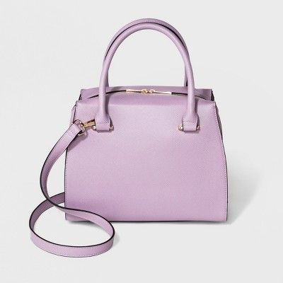 Printed Saffiano Satchel Handbag- A New Day™ | Target