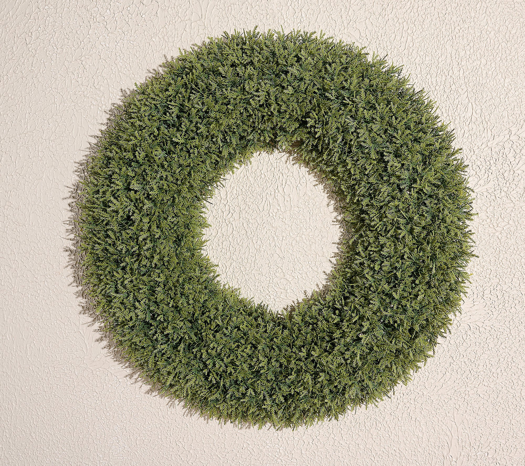 Wicker Park Faux Cedar Wreath | QVC