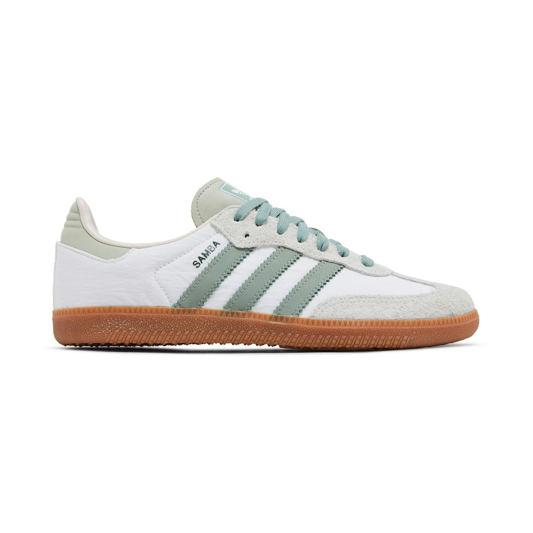 (W) adidas Samba 'White Silver Green' US 5W | Novelship