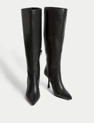 Stiletto Heel Pointed Knee High Boots | M&S Collection | M&S | Marks & Spencer IE