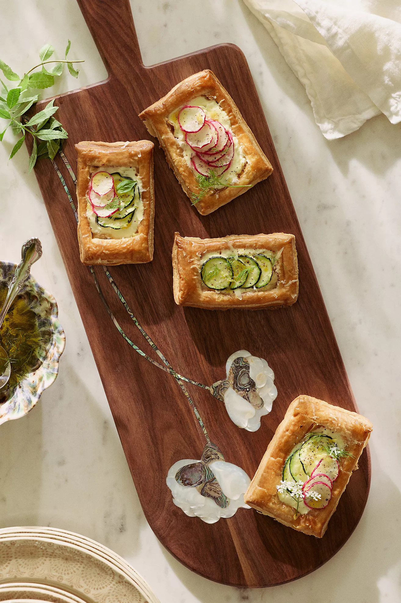 Addie Walnut Wood Large Board | Anthropologie (US)