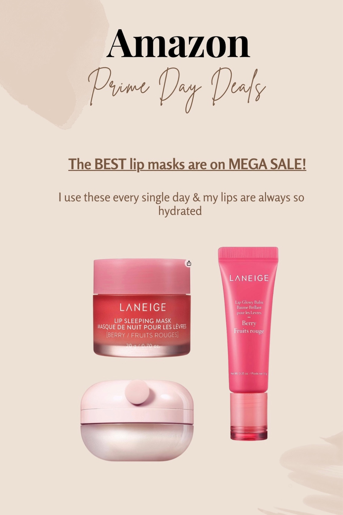 Loveeeee my Linage lip mask & they’re ON SALE today on Amazon! 

The lip mask keeps my lips ultra hydrated and the lip balm is great to have on hand in your purse as a little pick me up! 

#amazon
#beauty
#linage
#lipmask
#onsale


#LTKsalealert #LTKxPrime #LTKbeauty