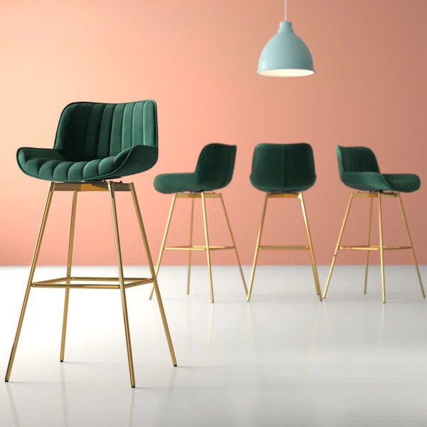 Abingdon Swivel 28.95" Bar Stool | Wayfair North America