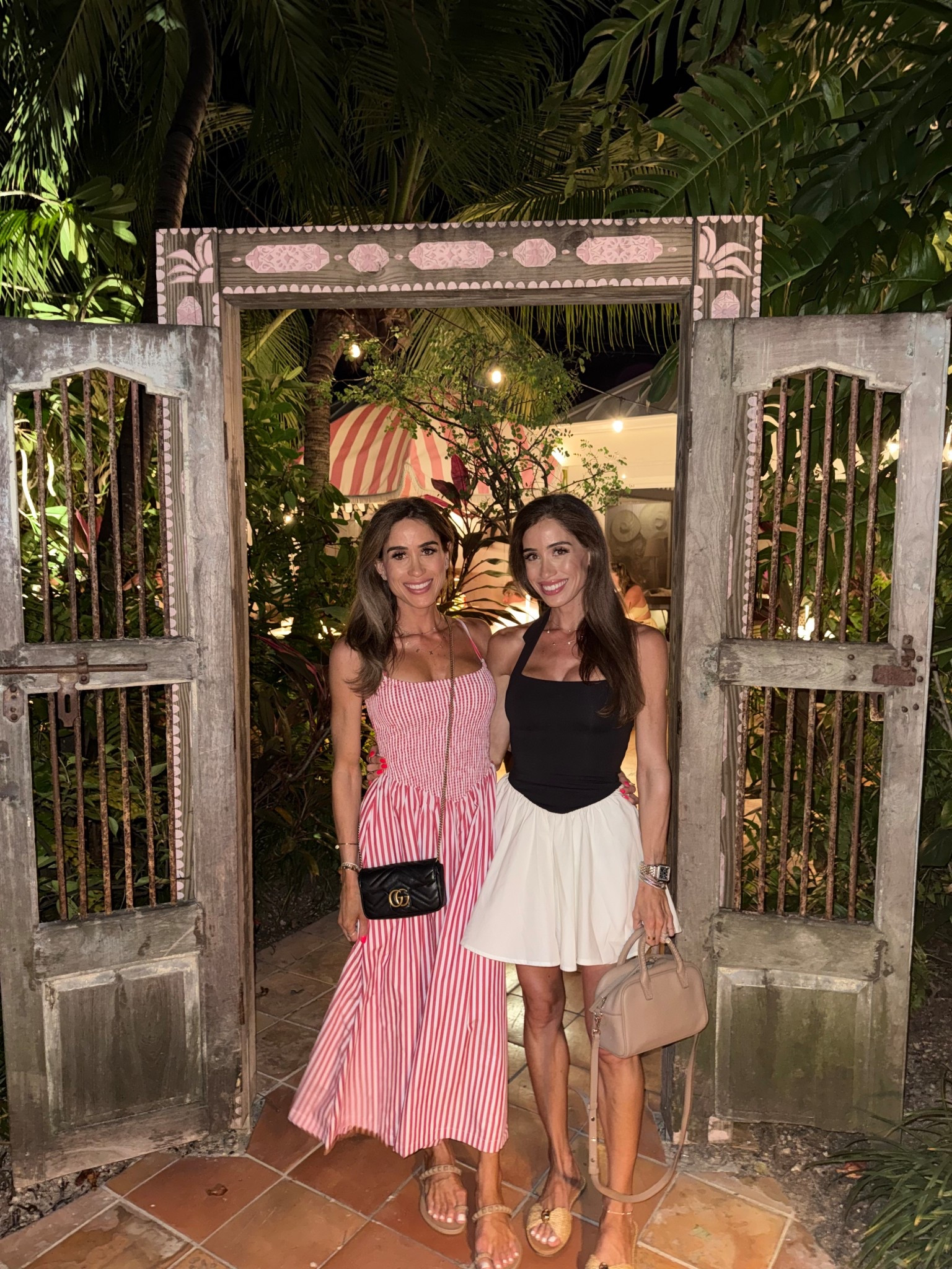 Petite friendly vacation dresses: stripe midi dress size xxs petite and black and white two tone halter dress size 2xs 

#LTKSaleAlert #LTKPetite