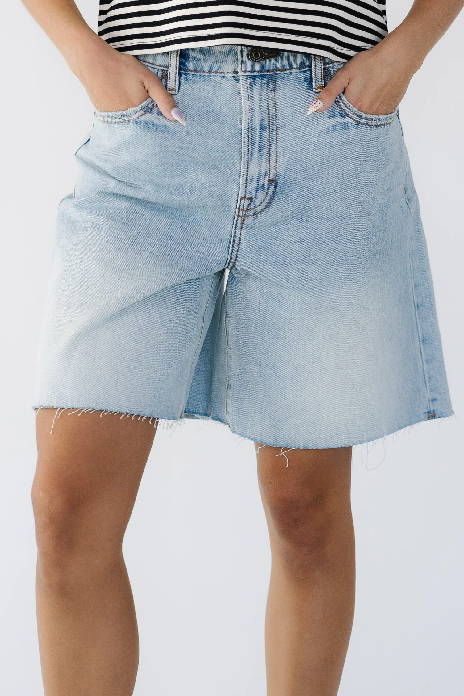 Modest Sunshine Denim Shorts | Called To Surf