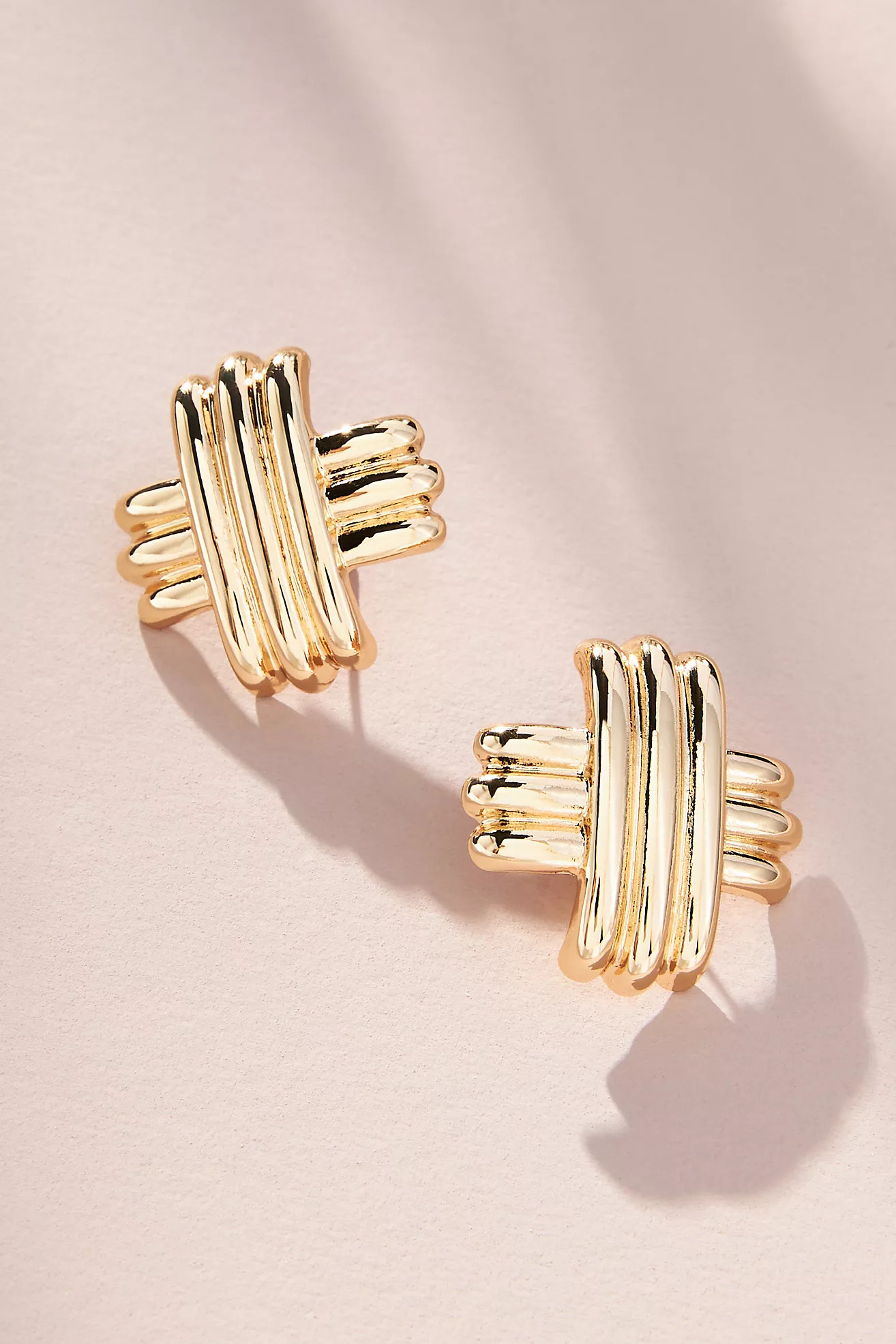 Cross-Mark Post Earrings | Anthropologie (US)