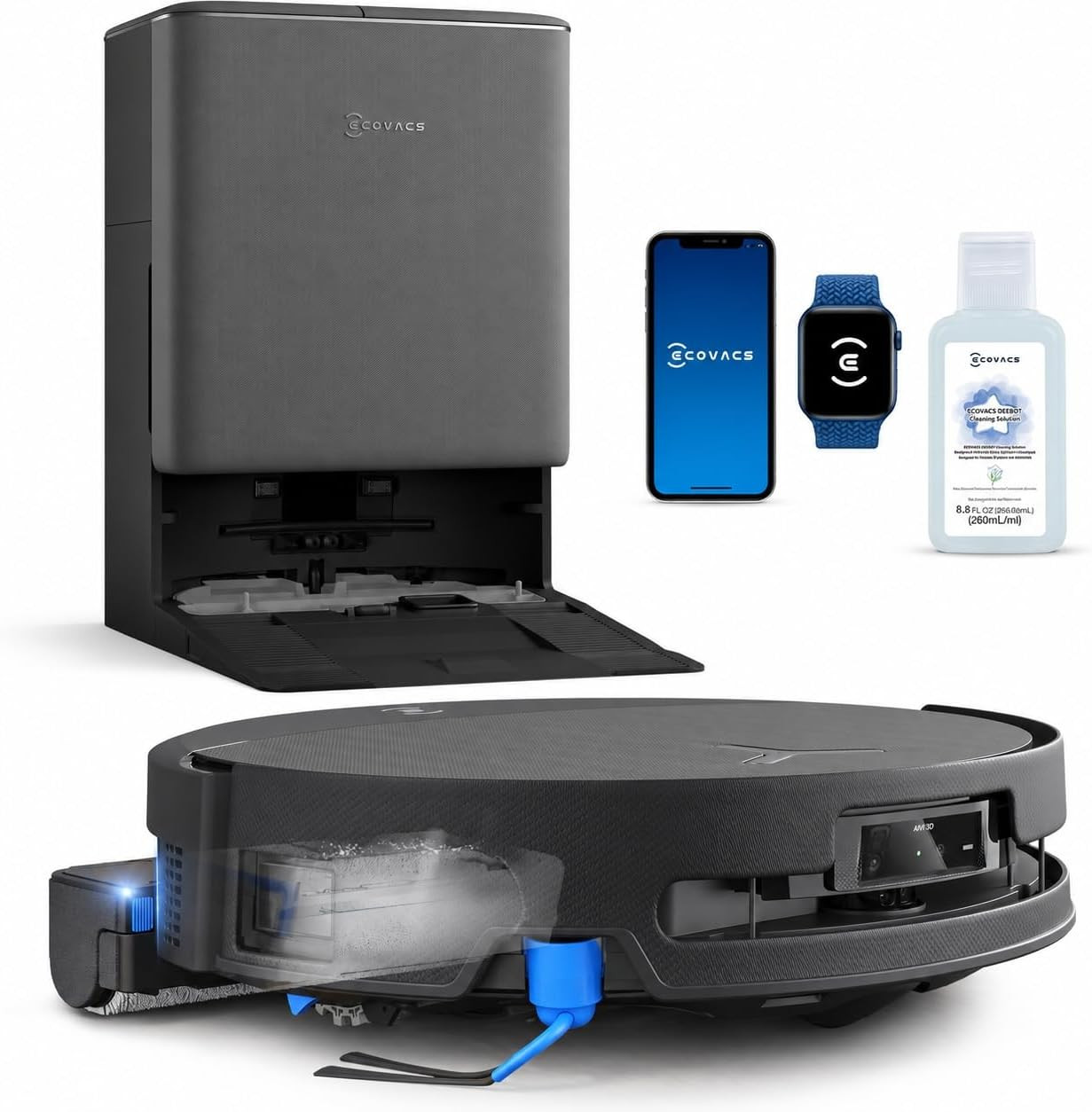 ECOVACS DEEBOT T90 PRO Omni Robot Vacuum and Mop, 30000Pa Blast Suction | Amazon (US)