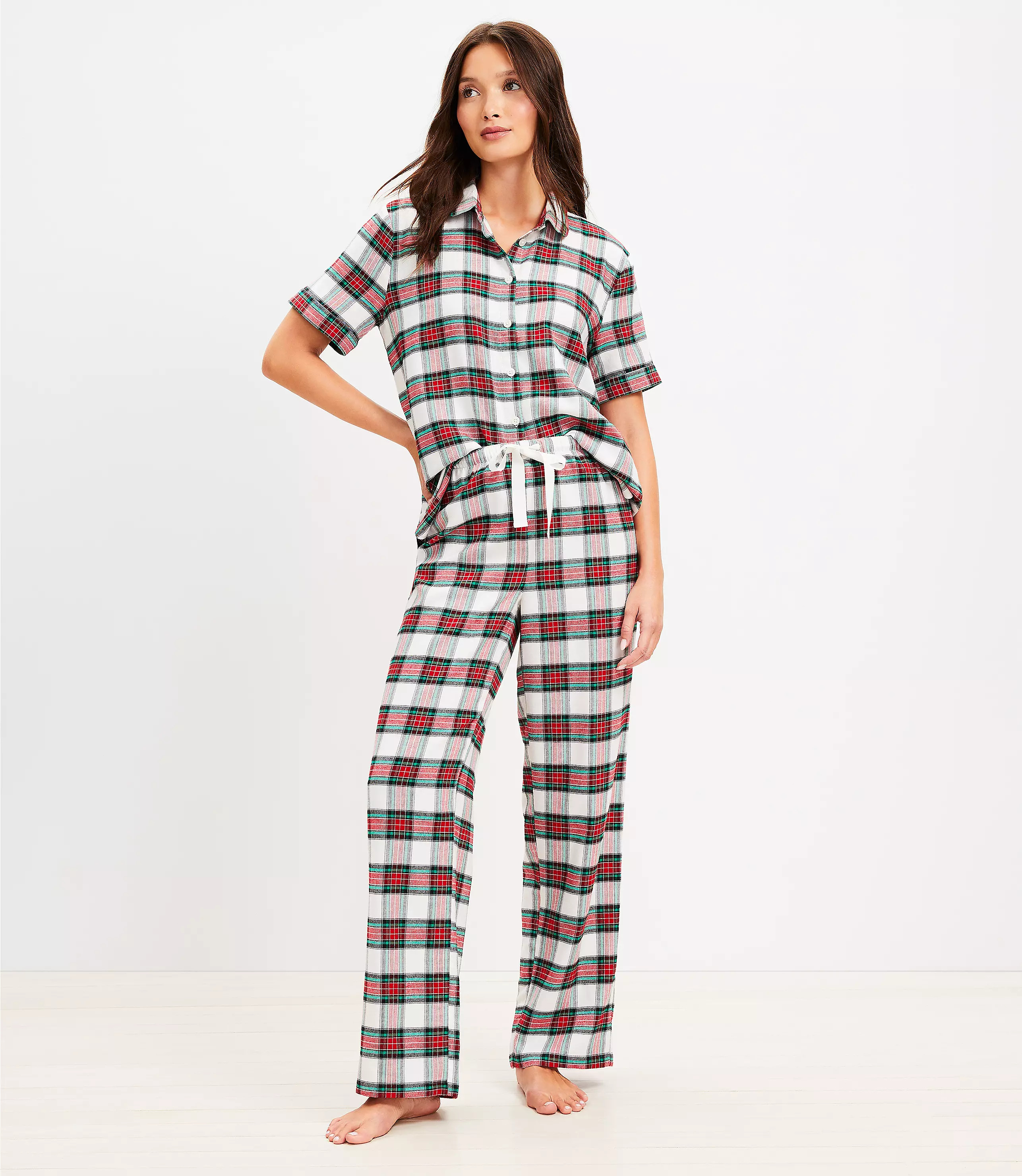Plaid Pajama Set | LOFT