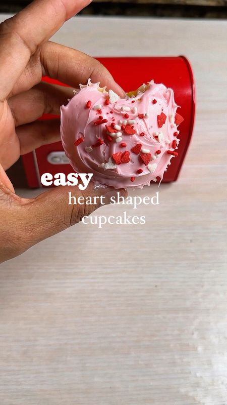 Make Valentine’s Day easy with cute heart shaped cupcakes 
Amour Sweater Funfetti Easy Baking Cupcakes 

#LTKhome #LTKstyletip