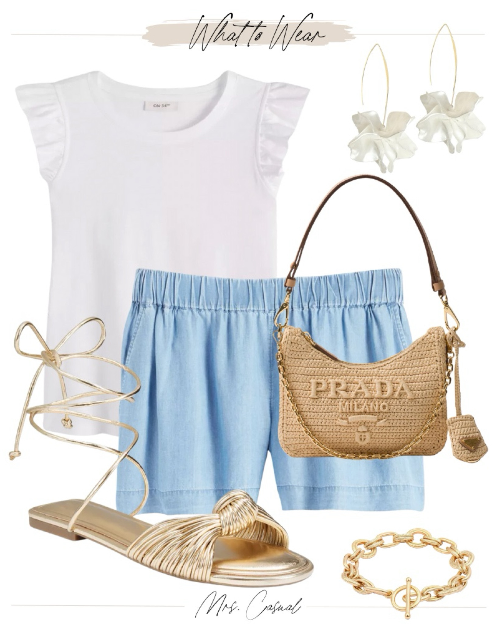 New brand I just found that I’m totally in love with! Can’t believe the prices! Chambray elastic waist pull on shorts outfit idea 

#LTKSummerSales #LTKFindsUnder50 #LTKItBag