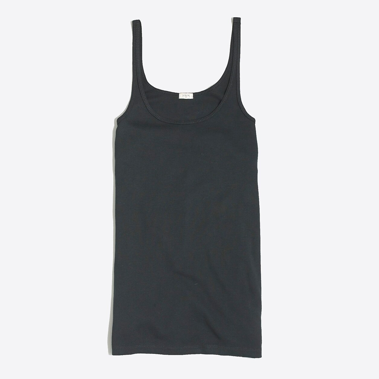 Fine-rib cotton tank top | J.Crew Factory