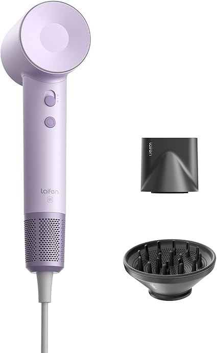 Laifen Hair Dryer SE, Blow Dryer with Diffuser & Nozzle for Curly Hair, 200M Ionic Hair Dryer wit... | Amazon (CA)