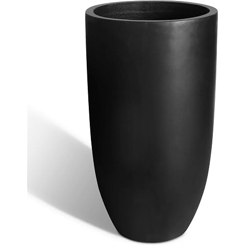 Veradek Mason Series Vega Planter - Round Tall Planter for Indoor or Outdoor Porch/Patio | Made f... | Amazon (US)