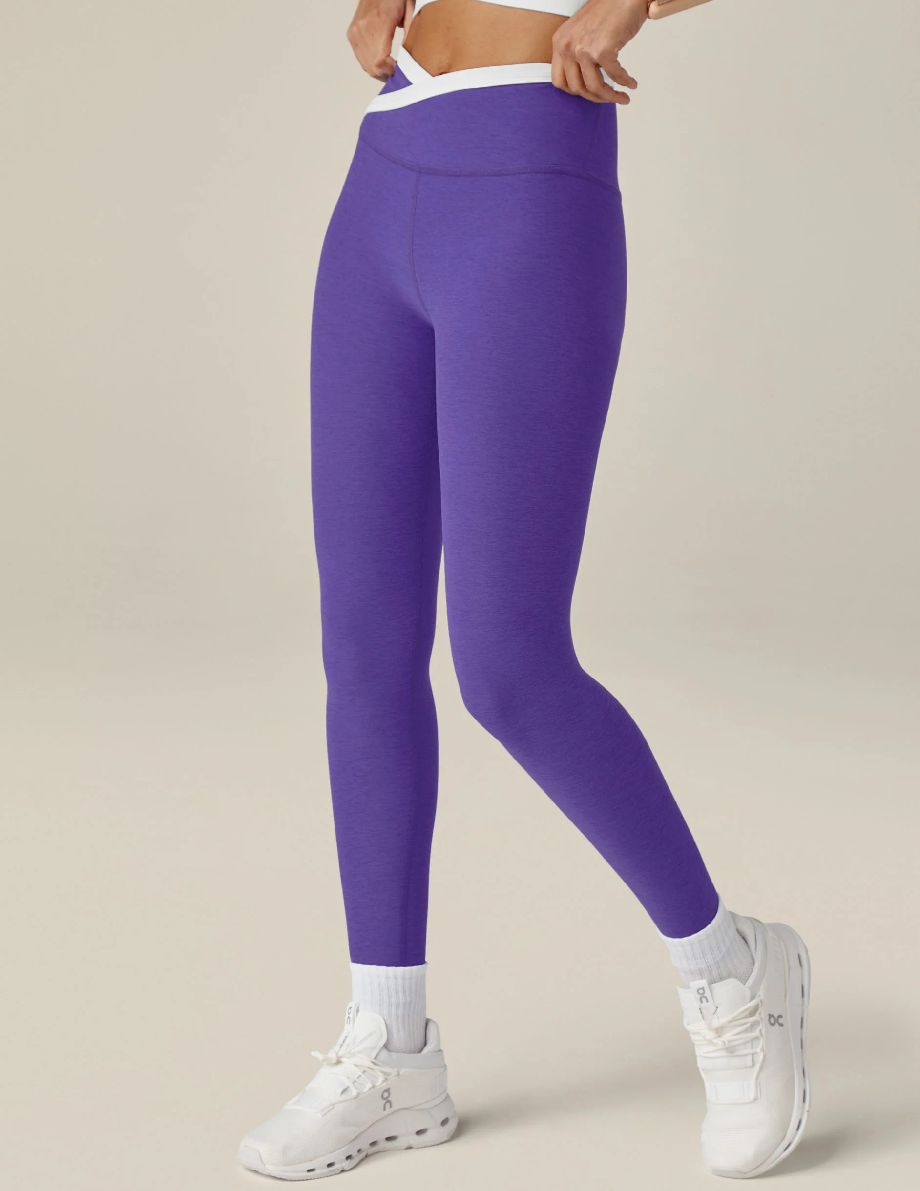 Spacedye Outlines High Waisted Midi Legging | Beyond Yoga | Beyond Yoga