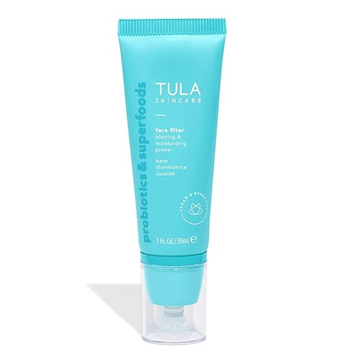 TULA Probiotic Skin Care Face Filter Blurring and Moisturizing Primer | Smoothing Face Primer, Ev... | Amazon (US)