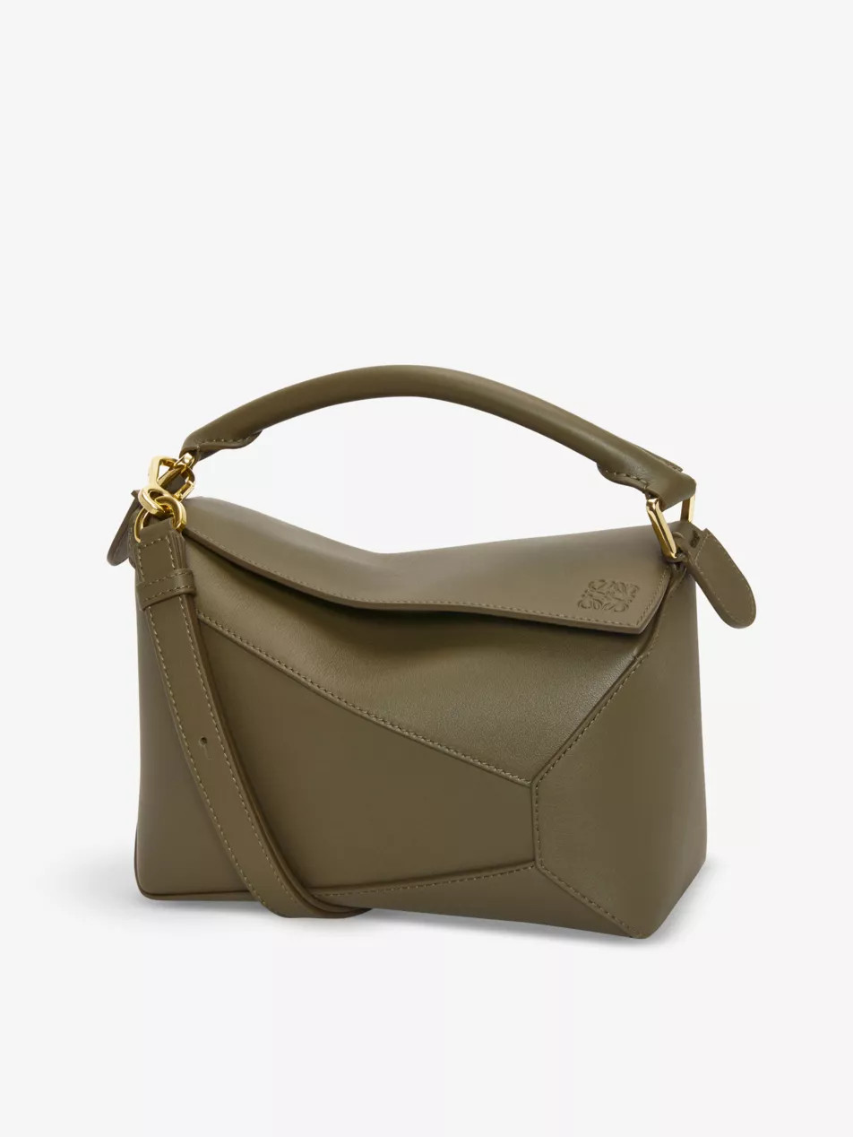 Puzzle Edge small leather cross-body bag | Selfridges