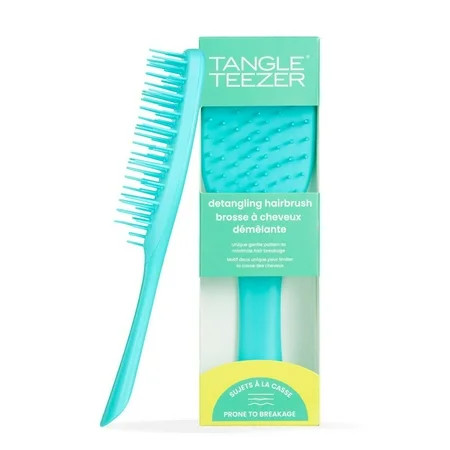 The Essential Detangler® by Tangle Teezer® for Extra Gentle Hair, Turquoise Green | Walmart (US)