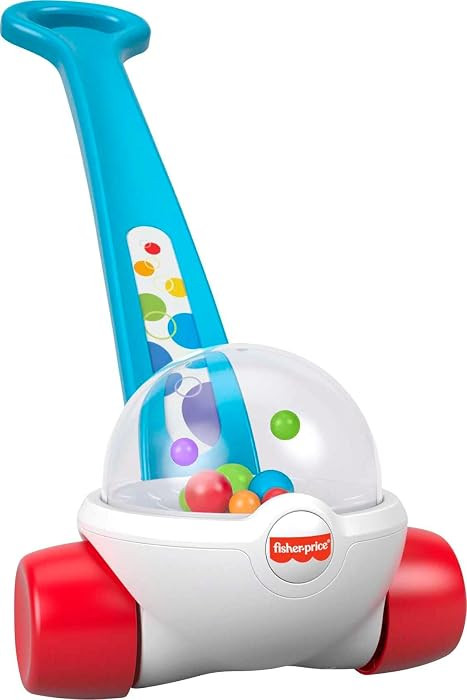 Amazon.com: Fisher-Price Baby & Toddler Toy Corn Popper Blue Push-Along with Ball-Popping Action ... | Amazon (US)