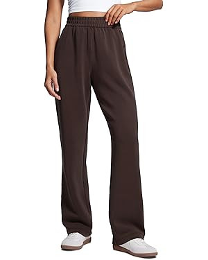 CRZ YOGA SoftAura Wide Leg Sweatpants Women 29"/31" Modal High Waisted Lounge Travel Casual Sweat... | Amazon (US)