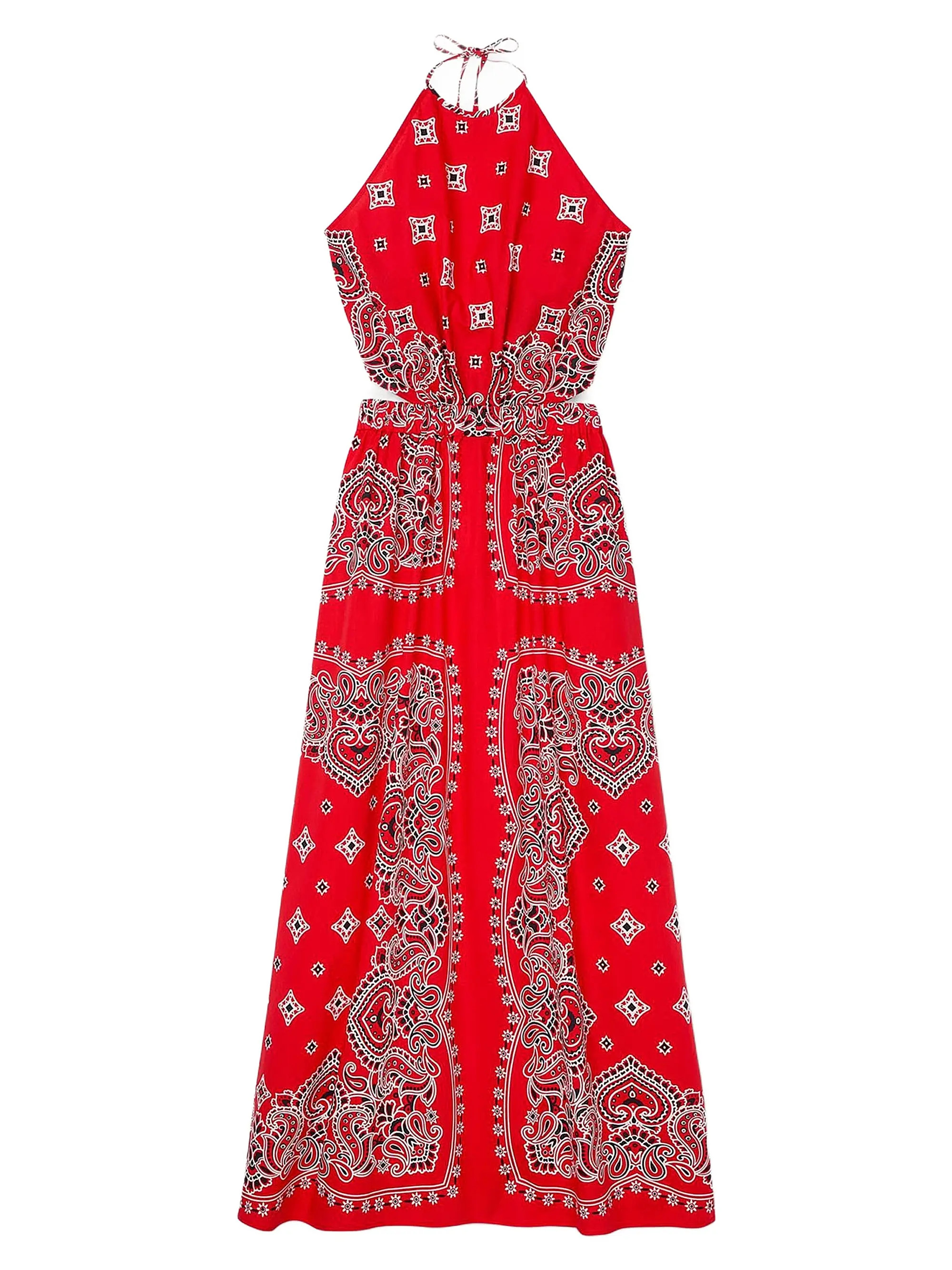 Bandana-Print Maxi Dress | Saks Fifth Avenue