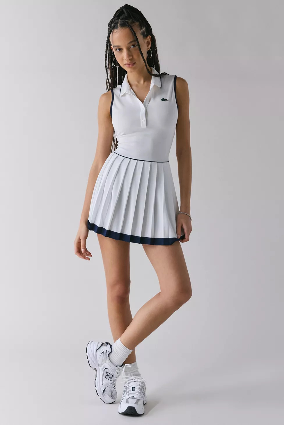 Lacoste Heritage Polo Tennis Mini Dress | Urban Outfitters (US and RoW)