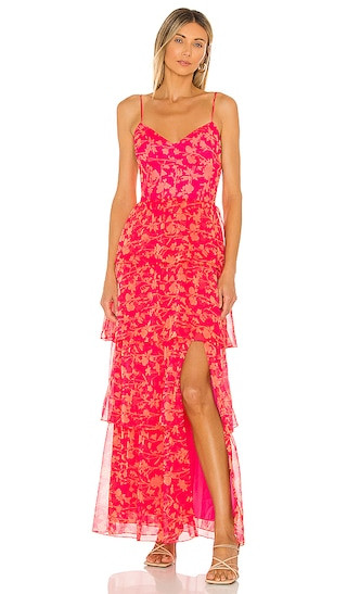 Thaddea Maxi Dress in Brookeside | Revolve Clothing (Global)