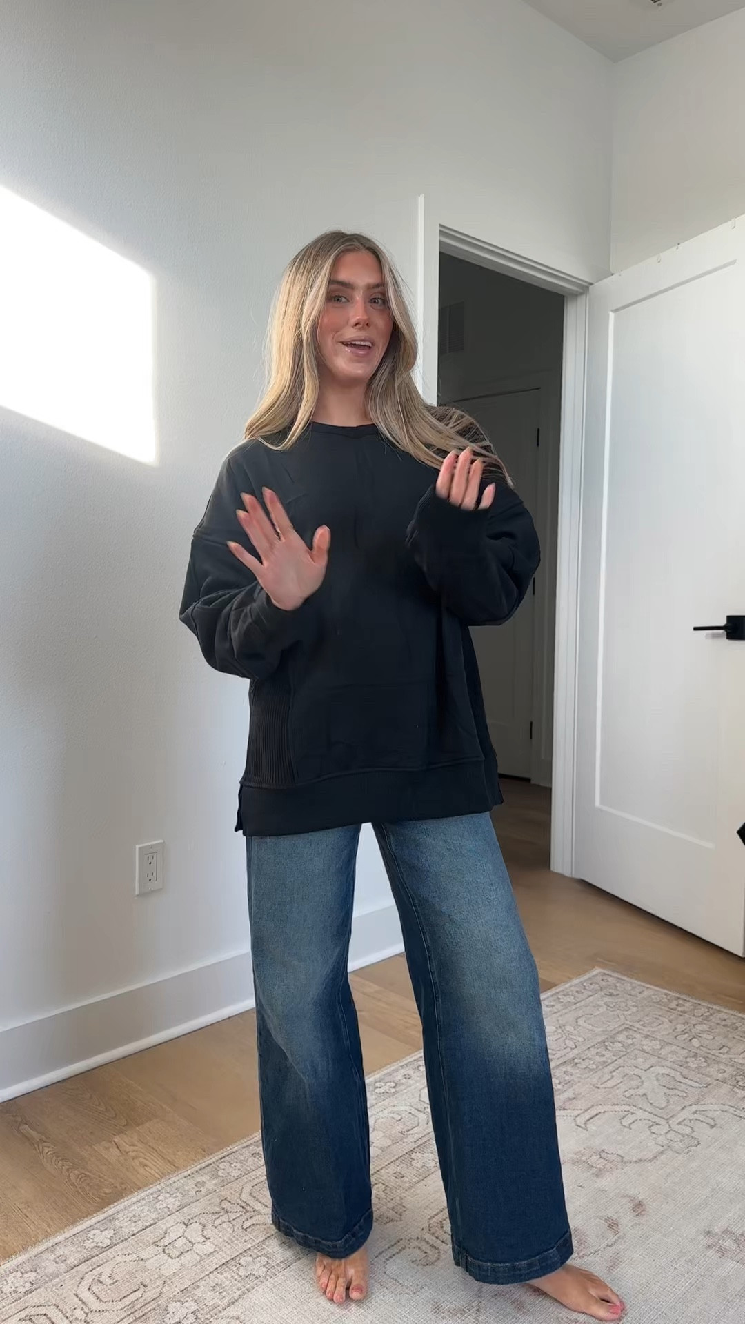 may not look like much but this Amazon pullover is a free people look for less so think the free people aesthetic on an Amazon budget 👏 size small in my LTK. 

#founditonamazon #amazonfashionfinds #founditonamazonfashion #amazontryonhaul #freepeopleinspired @Amazon Fashion 

#LTKootd #LTKSeasonal #LTKSaleAlert