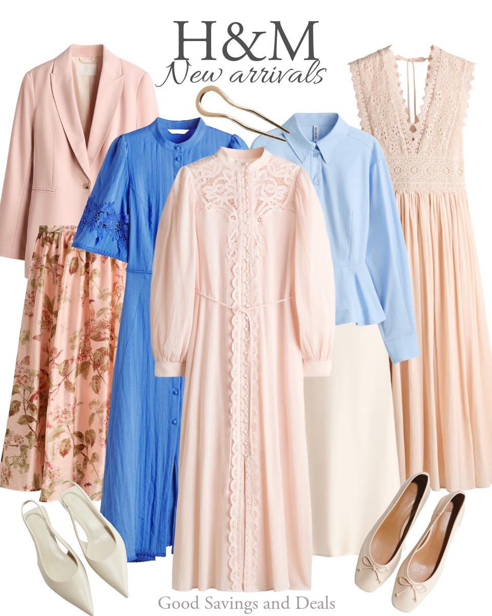 H&M women’s fashion. LACE-DETAIL COTTON DRESS. Blazer. Outfit ideas for her. Spring outfit ideas.

#LTKgrwm #LTKWedding #LTKootd