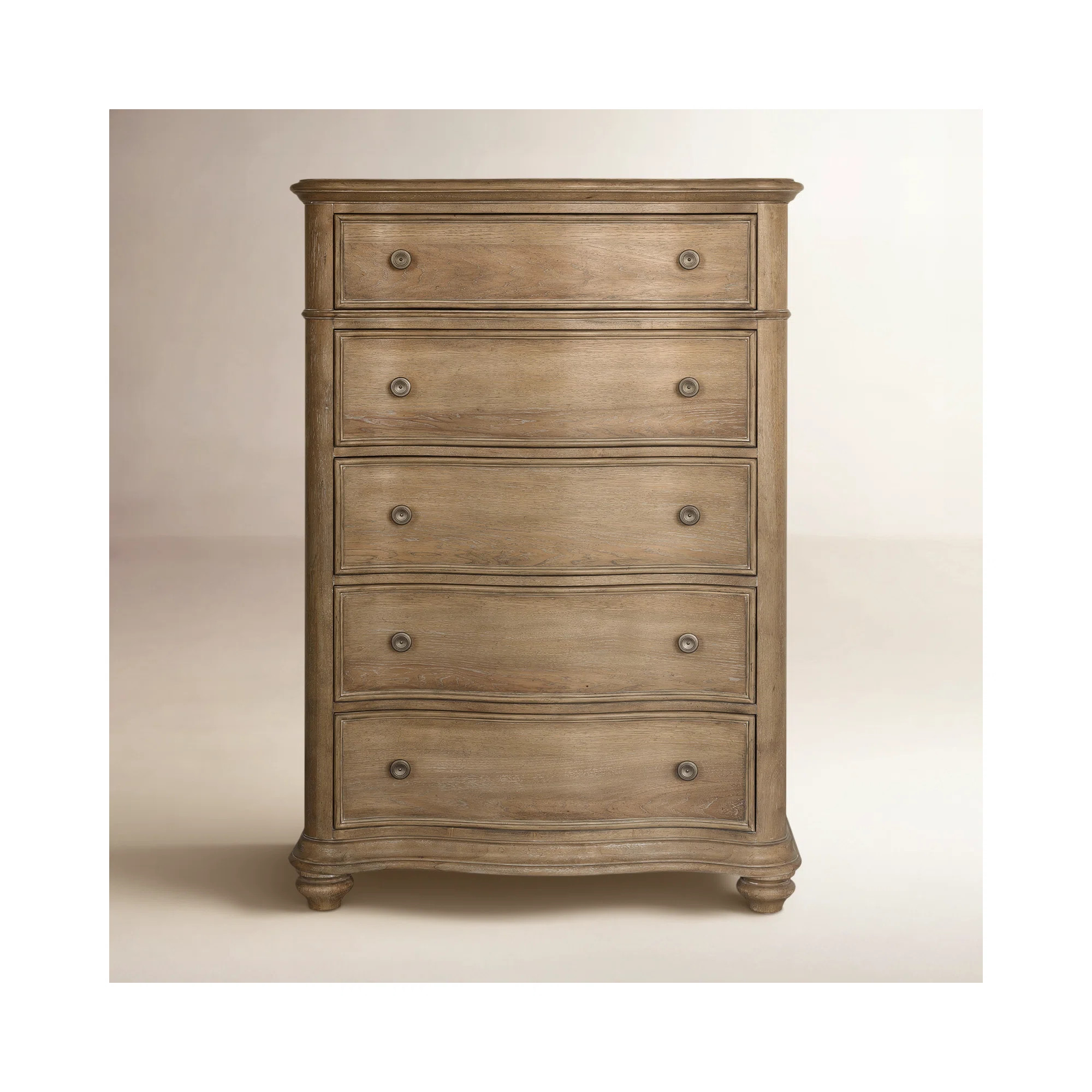 Morrissey 5 Drawer 40.08" W Solid Wood Chest | Birch Lane