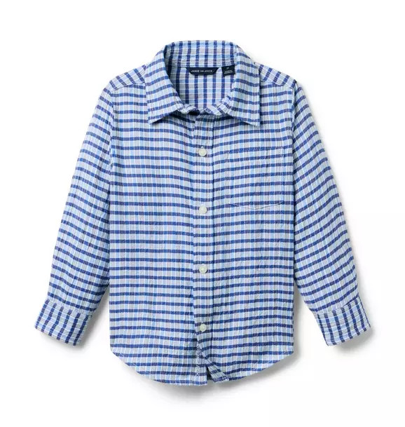 Plaid Seersucker Shirt | Janie and Jack