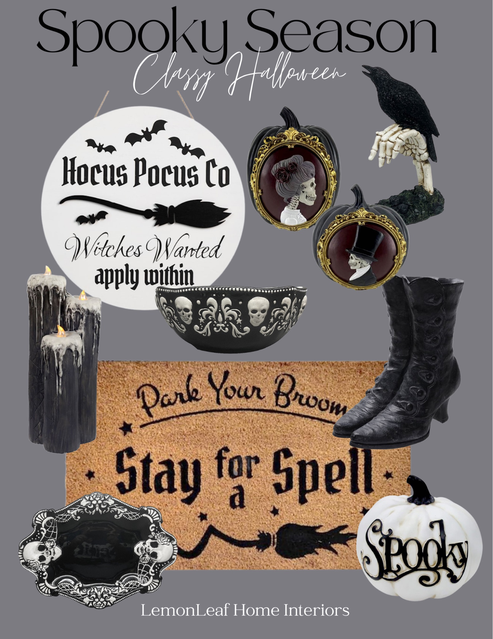 Cutest Halloween decor in a witch theme. Classy pieces to add a touch sold spooky to your home. M


#LTKhome #LTKSeasonal #LTKHalloween