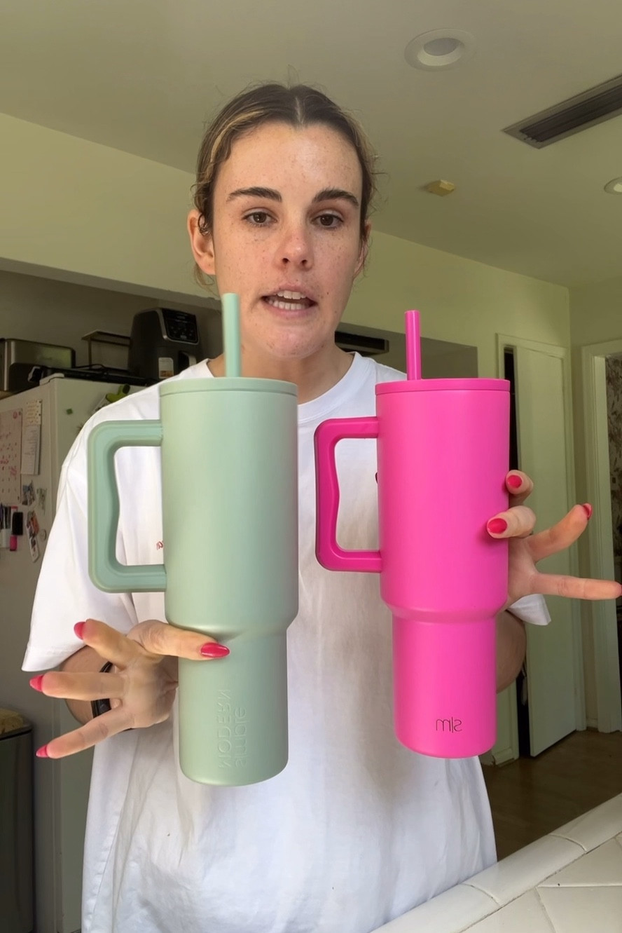 Reviewing the newest Simple Modern Trek Tumbler! It’s completely leak proof which we love to see. 

#LTKActive #LTKVideo #LTKFindsUnder50