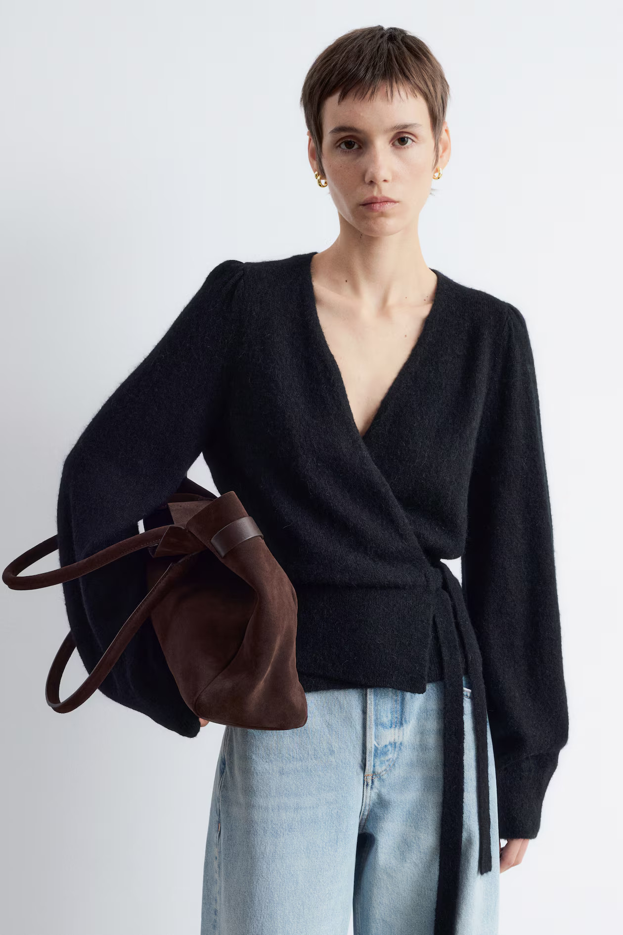 Knitted Wrap Cardigan | H&M (UK, MY, IN, SG, PH, TW, HK)