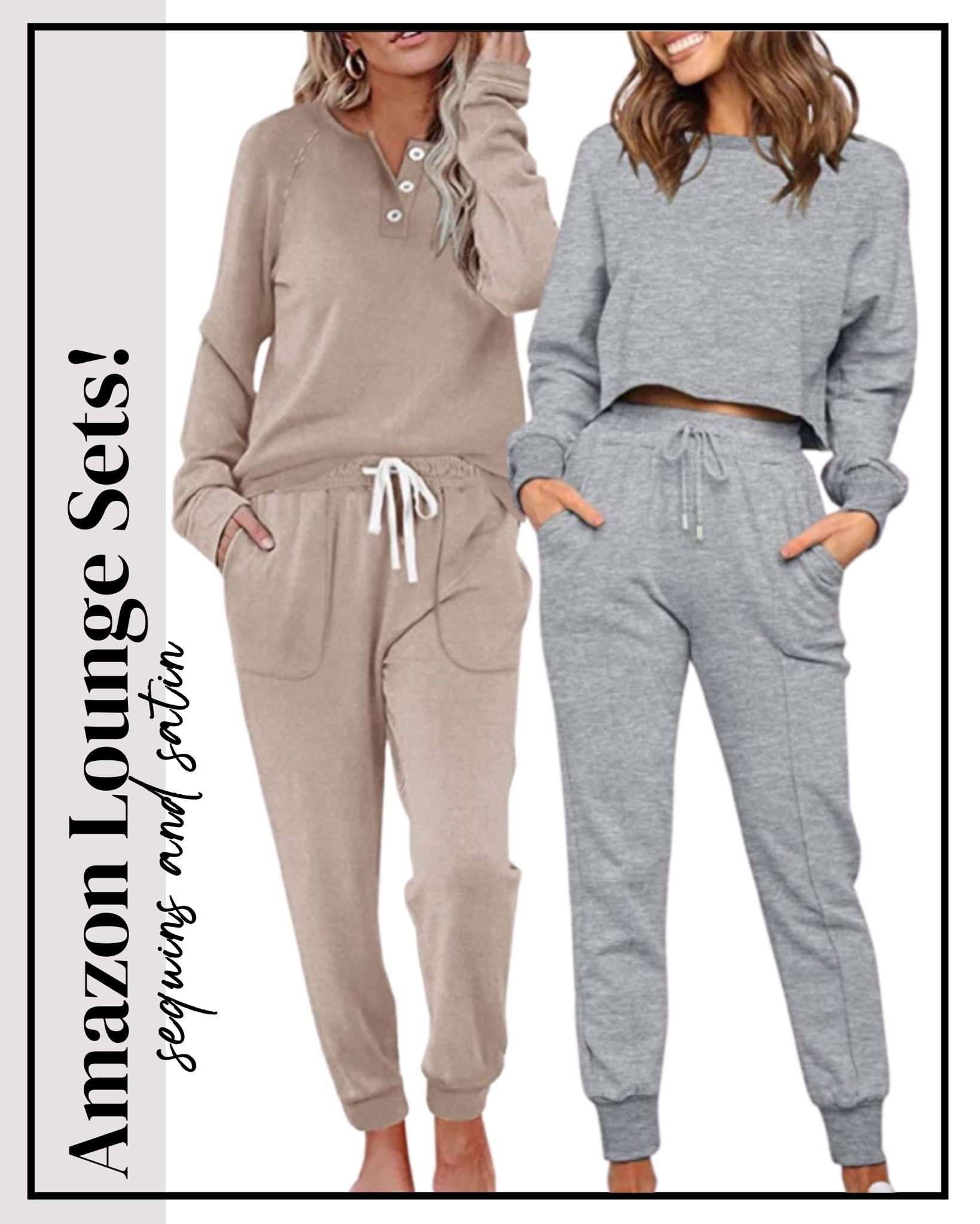 Amazon lounge sets! Tap to shop & follow @sequinsandsatin for more Amazon fashion finds and all things fashion!🥰💕


#LTKSeasonal #LTKstyletip #LTKunder50