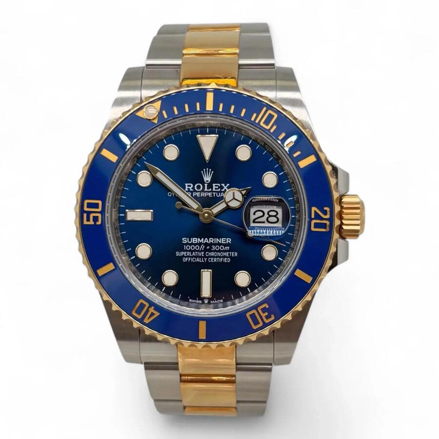Pre-owned Rolex Rolex Submariner Automatic Chronometer Blue Dial Mens Watch 126613LB | Jomashop.com & JomaDeals.com
