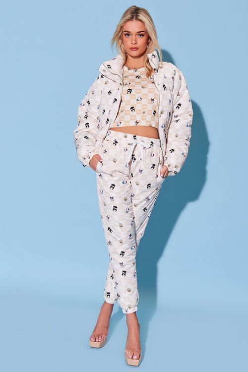 Checkered Hello Kitty Joggers | Forever 21 (US)