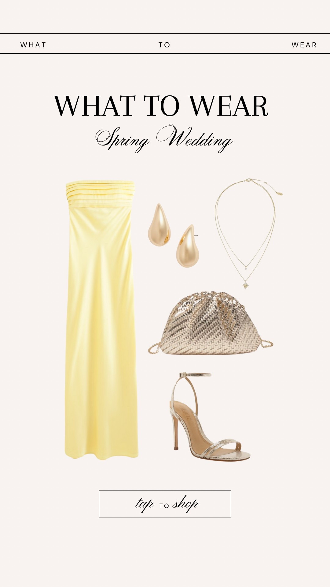 This muted yellow maxi is elegant, timeless, and perfect for any wedding this season. Pair it with nude or gold heels for an effortlessly chic look. Shop this outfit here! #springweddingguestdress #weddingguestoutfit #springweddingstyle #LTKwedding #weddingguestfashion 

#LTKStyleTip #LTKFindsUnder100 #LTKSpringSale