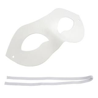 12 Pack: White Paper Mache Half Mask by Creatology™ | Michaels Stores