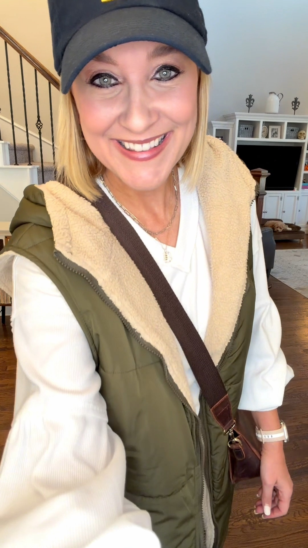 Easy OOTD! 

Finding the right pair of leggings can be difficult when you have a pair shaped body.  

These will not roll down, have a high waist, offer amazing tummy control and the best part is you won’t feel guilty about buying more than one pair 😍

Paired with a comfy blouse, oversized puffy vest and adorable boots! I am out the door 🏃🏼‍♀️ 

#busymom #onabudget #leggingsforrealbodies #fallfashion #fall2025


#LTKFindsUnder100 #LTKFindsUnder50 #LTKOver40