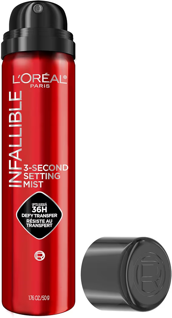 L'Oreal Paris Infallible 3-Second Setting Spray Mist, Microfine Mist for up to 36HR Wear, Clear, ... | Amazon (US)