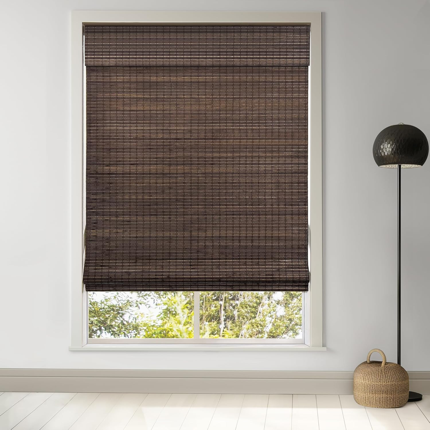 LazBlinds Cordless Bamboo Roman Shades, Privacy Blinds for Interior Windows, Room Darkening Roll ... | Amazon (US)