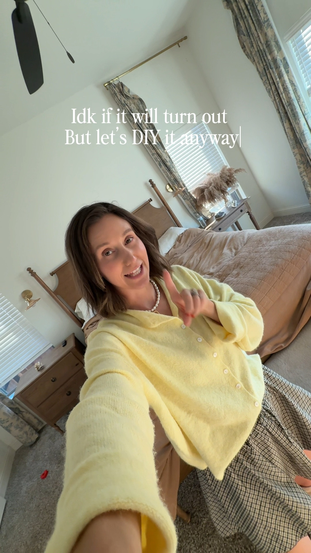 IDK IF IT WILL TURN OUT, BUT LET’S DIY IT ANYWAY! 

I didn’t know if this would work… but I dyed my comforter chocolate brown with @ritdye and honestly?? I’m obsessed 😂
When you don’t want to spend $100+ on new bedding, you DIY and hope for the best. This turned out way better than expected and now I’m tempted to dye everything in this house.

If you’ve ever hated a color in your home, try this before replacing it. Budget-friendly, zero pressure, and kinda therapeutic.
Would you try dyeing your bedding?!



DIY bedding refresh, dyeing a comforter, RIT dye project, comforter makeover, home DIY ideas, budget home hacks, cozy bedroom makeover, brown bedding aesthetic, DIY home transformation, mom DIY projects, stay at home mom DIY, bedroom makeover on a budget

#LTKHome #LTKvlog #LTKFindsUnder50