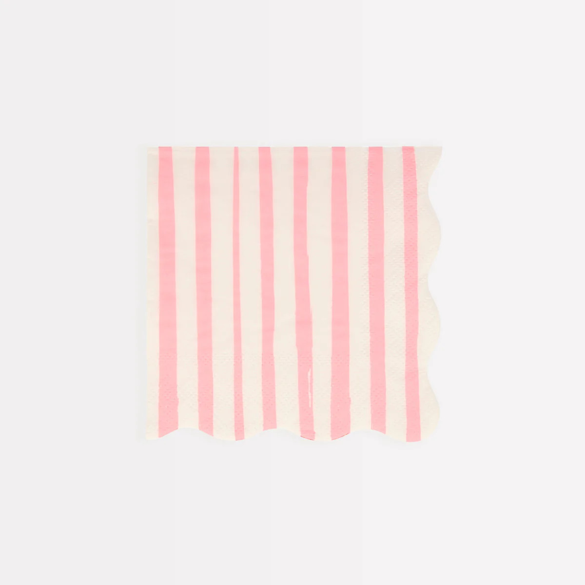 Pink Stripe Small Napkins (x 16) | Meri Meri
