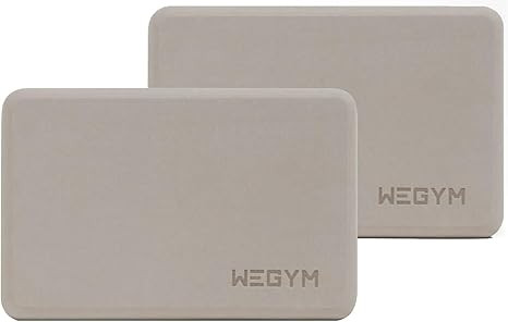 WeGym Yoga blocks with Anti-Slip, Comfortable Grip, Sturdy Sides for Secure Workouts at Home, for... | Amazon (US)