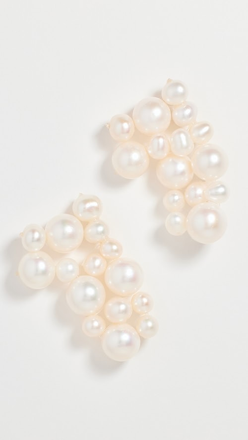 Freshwater Pearl Cluster Earrings | Shopbop
