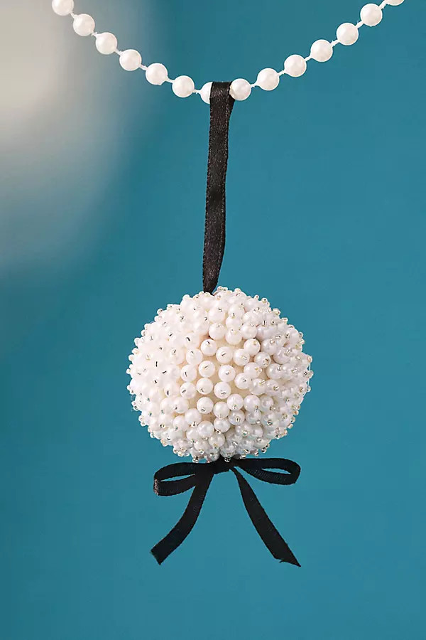 Pearl Cluster Ball Ornament | Anthropologie (US)