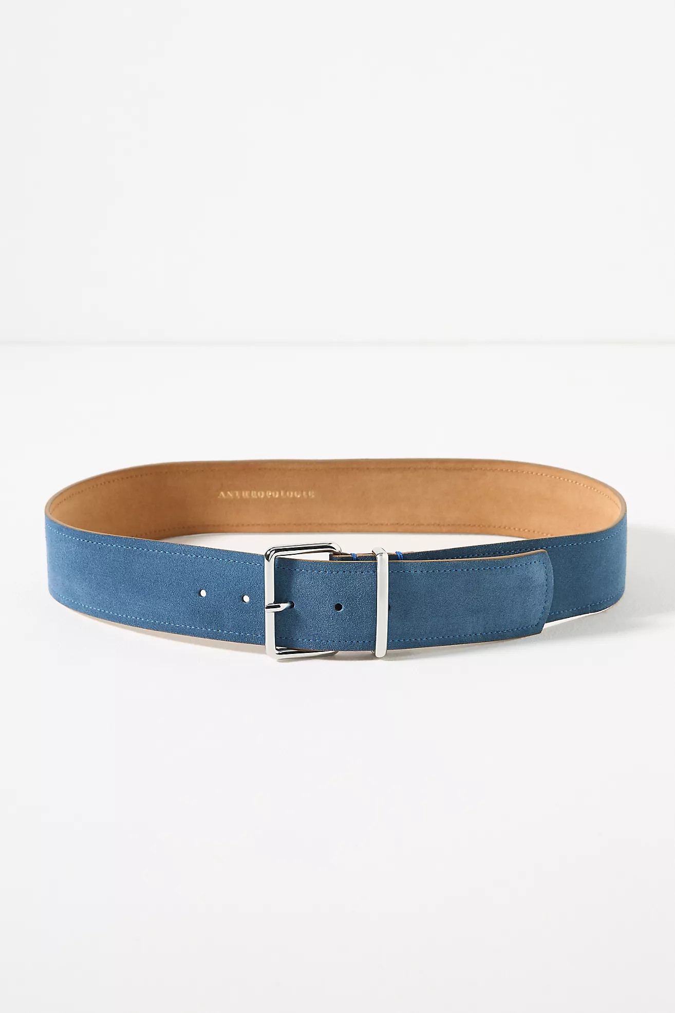 Square-Buckle Suede Belt | Anthropologie (US)
